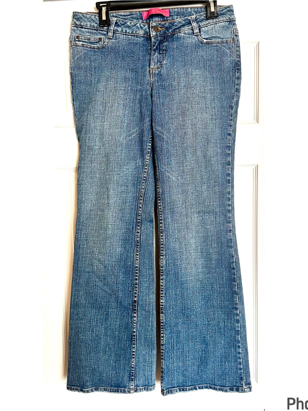 Thalia Sodi Medium Blue Boot-Cut Jeans